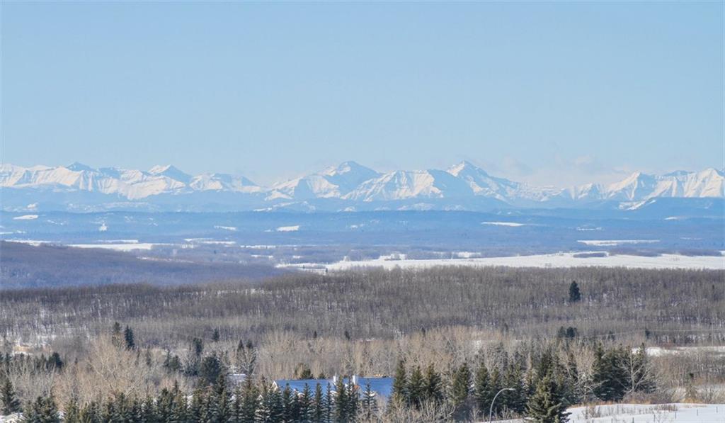 THE MOUNTAINS FROM SOUTHWEST CALGARY